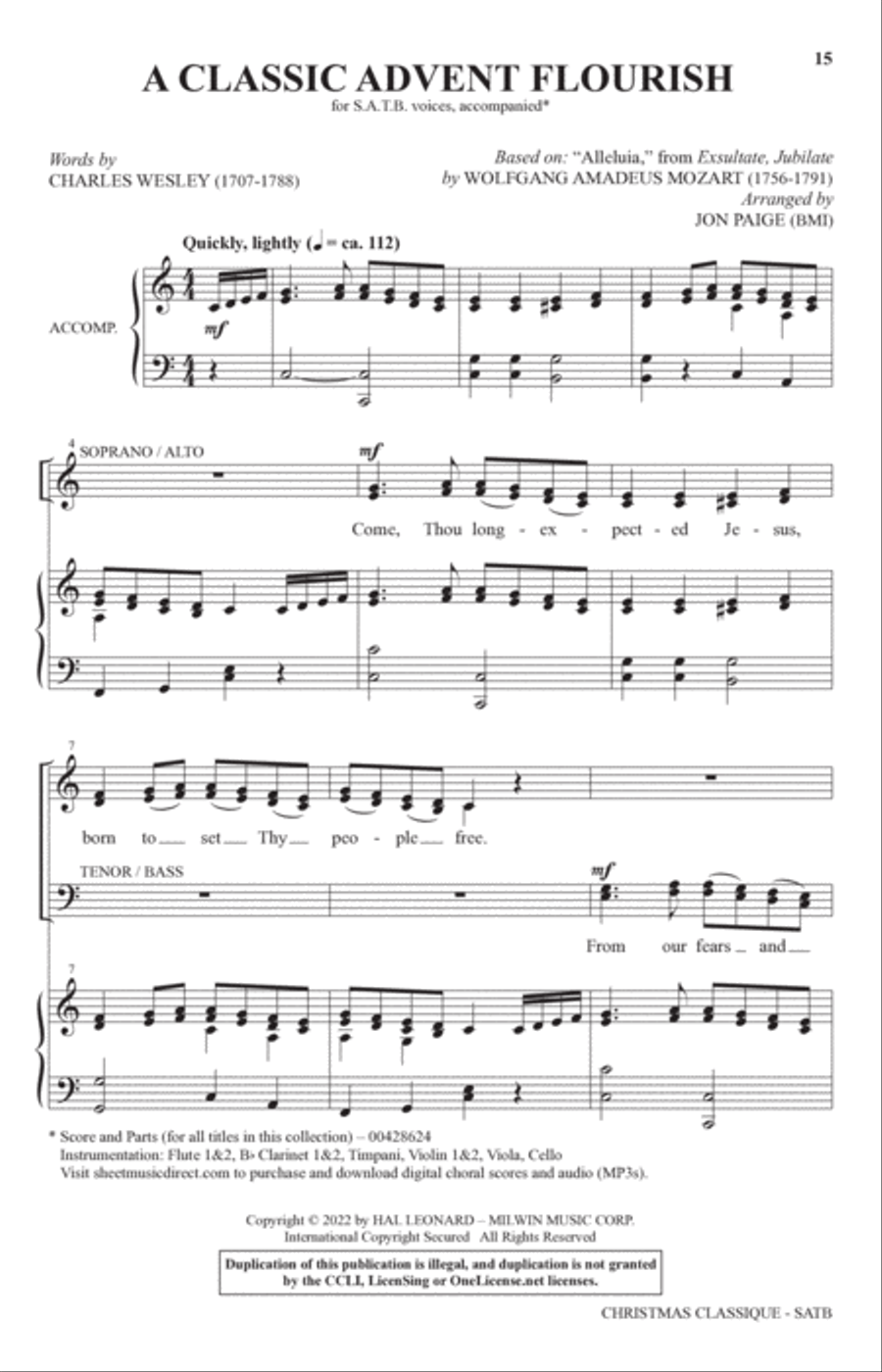 Christmas Classique Christmas Classique 4-Part scores gallery preview page 13