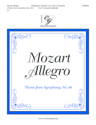 Book cover for Mozart Allegro