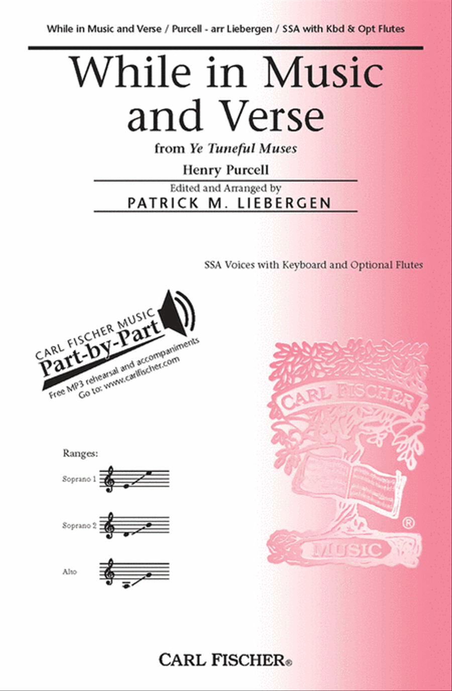 While In Music and Verse SSA scores gallery preview page 1