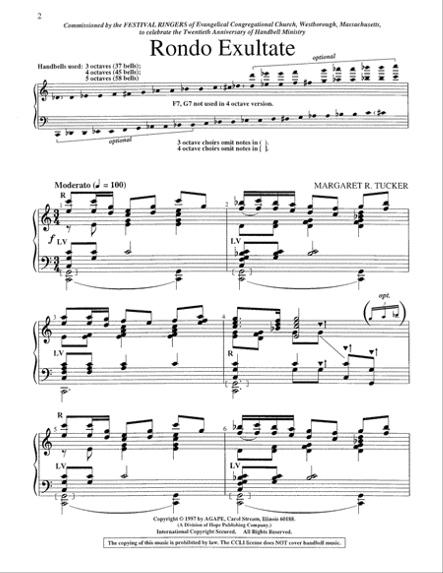 Rondo Exultate 5-Octaves scores gallery preview page 2