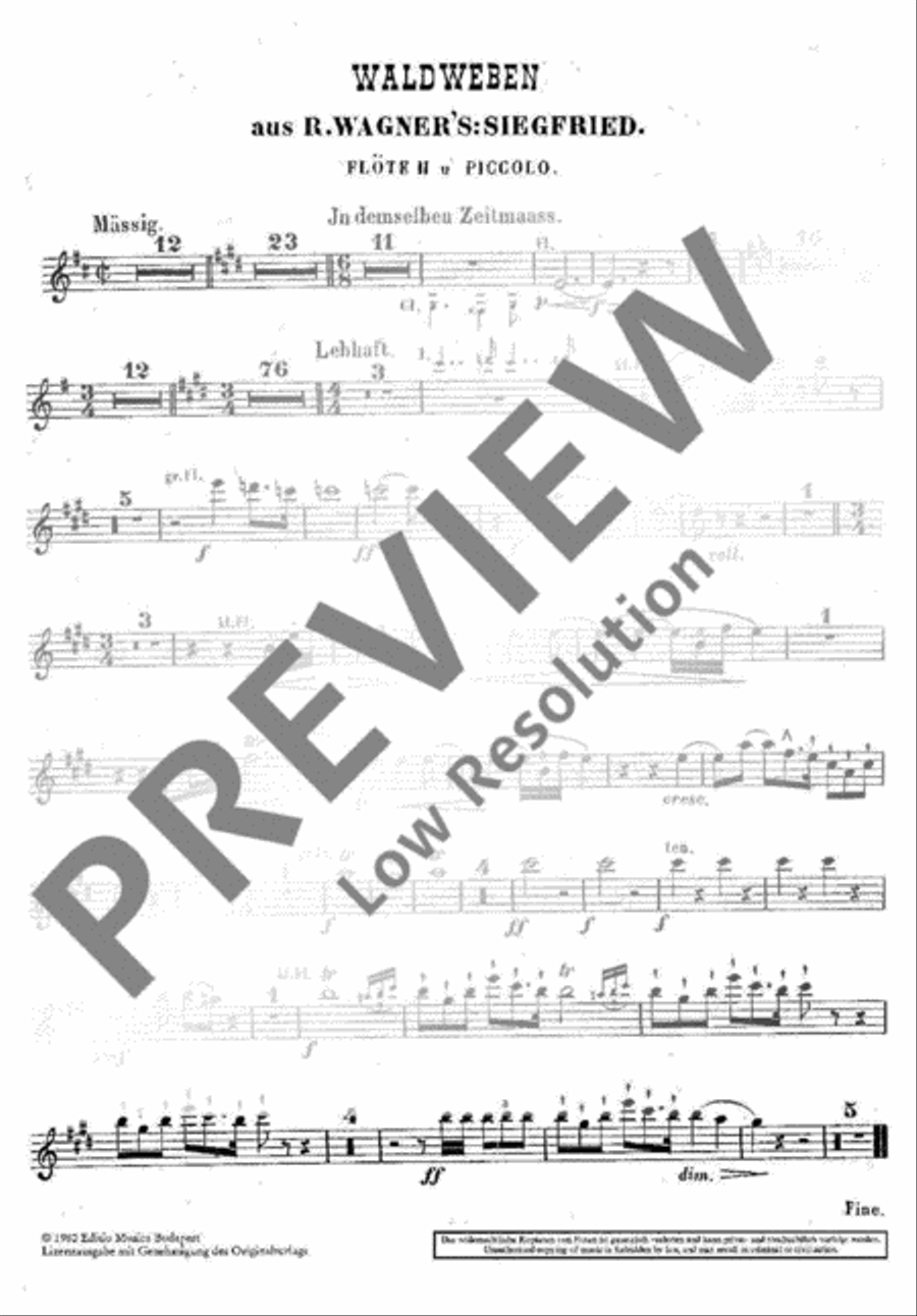 Siegfried Orchestra scores gallery preview page 5