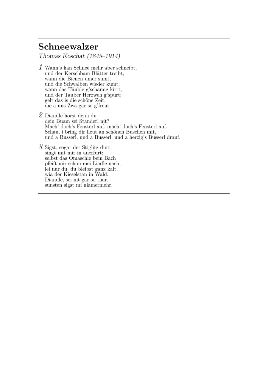 Schneewalzer Piano Solo scores gallery preview page 3