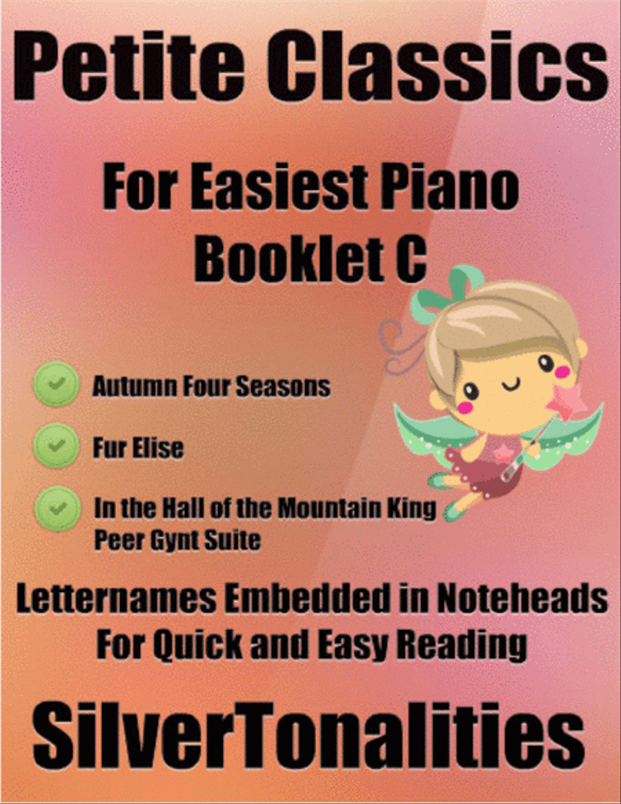 Petite Classics for Easiest Piano Booklet C Easy Piano scores gallery preview page 1