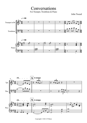Conversations - Trumpet, Trombone and Piano