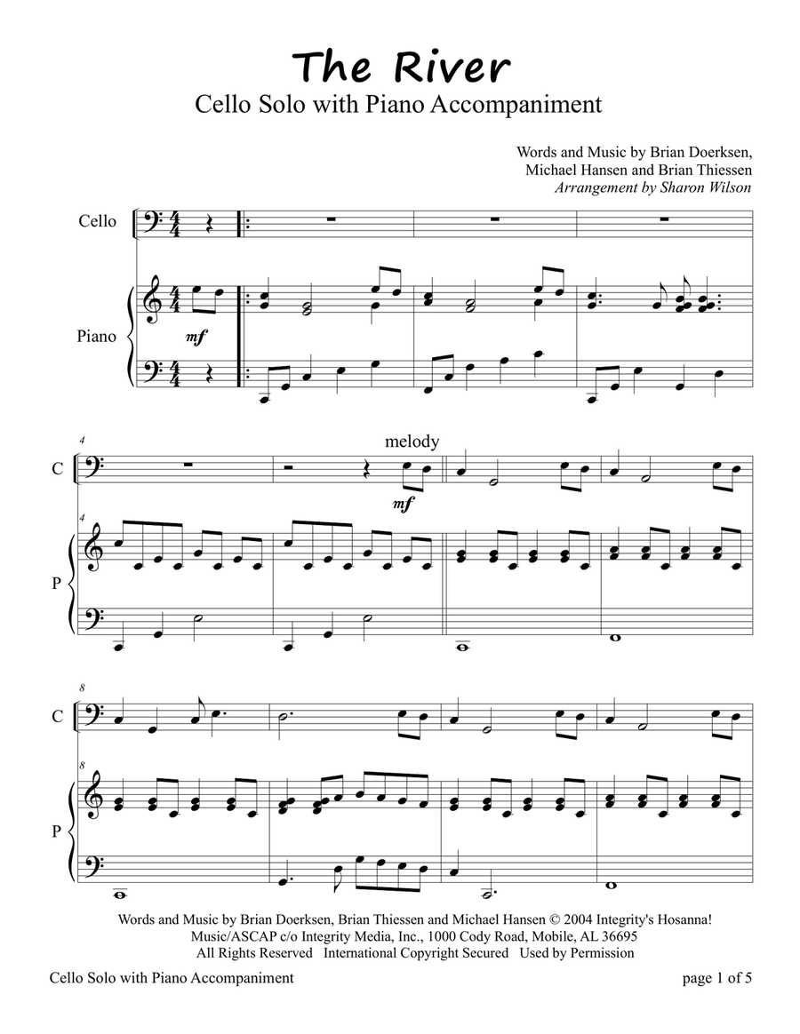 The River Piano scores gallery preview page 3