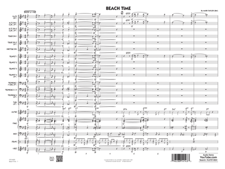 Beach Time - Conductor Score (Full Score)
