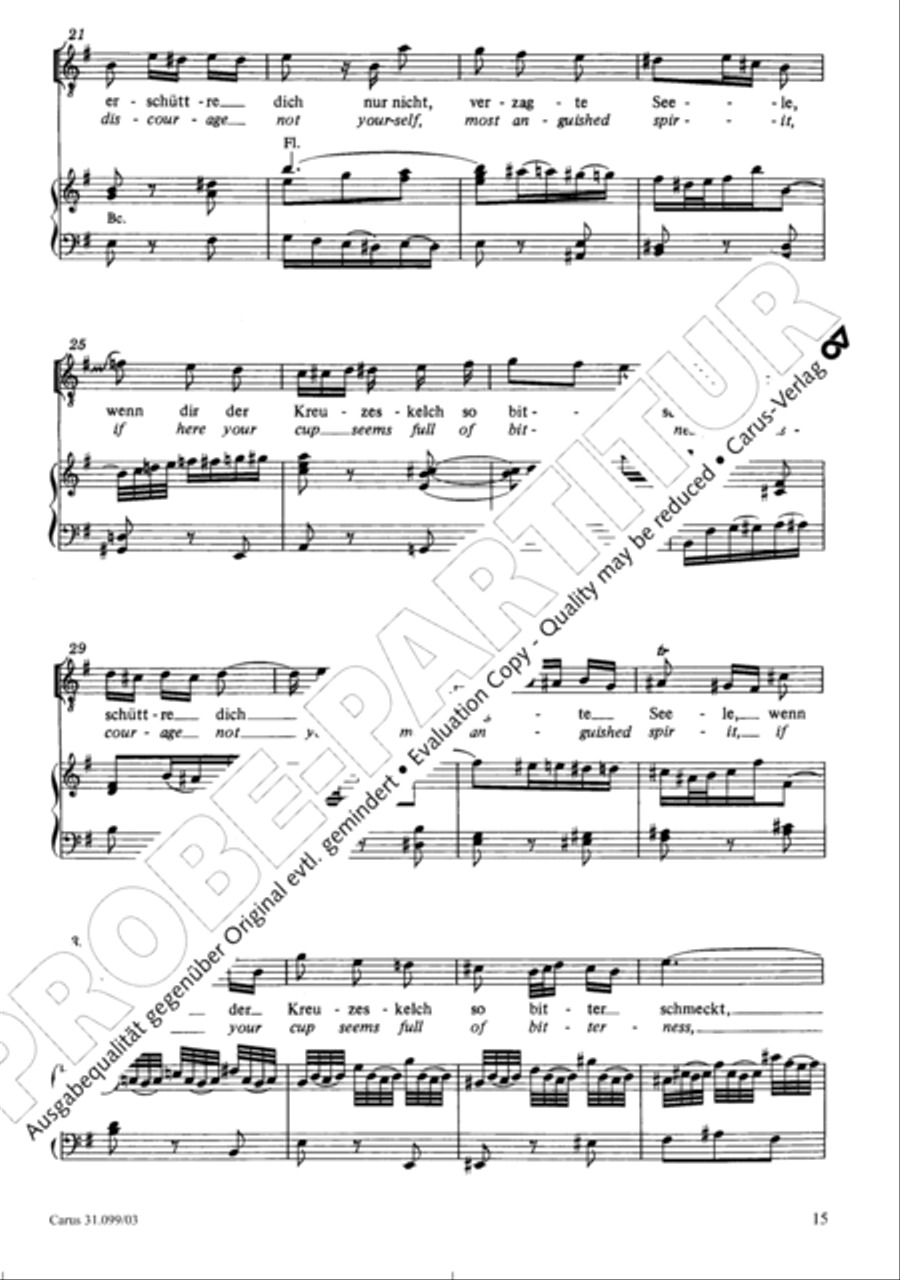Whatever God ordains is right (Was Gott tut, das ist wohlgetan) 4-Part scores gallery preview page 16