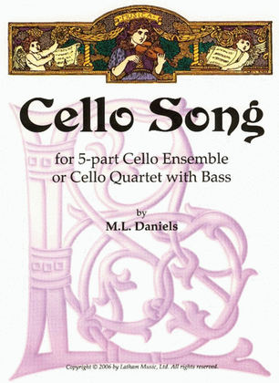 Cello Song For 5 Part Ensemble Or 4Vc Db Sc/Pts