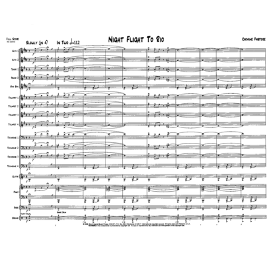Night Flight to Rio Night Flight to Rio Jazz Ensemble scores gallery preview page 2