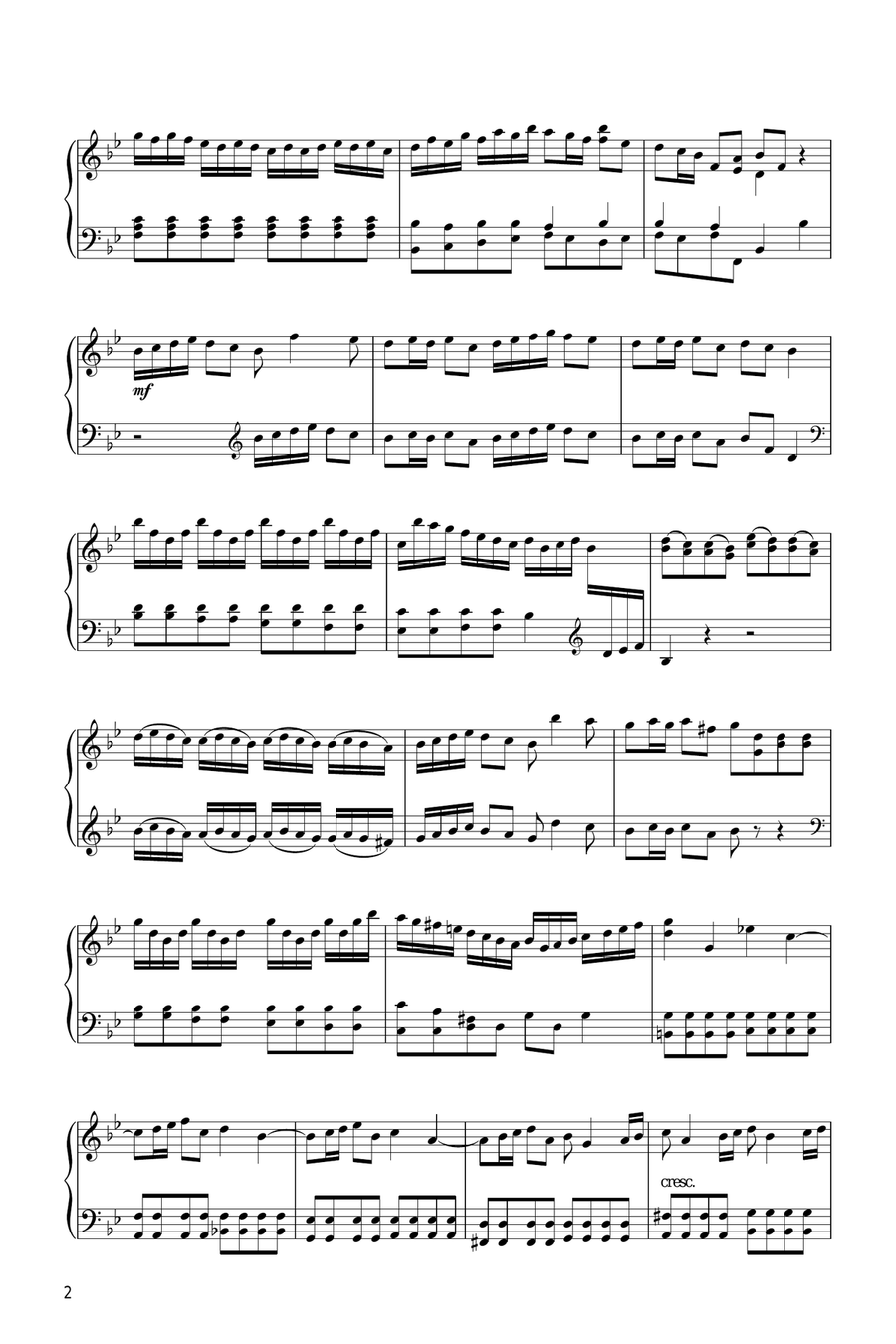 The Arrival Of The Queen Of Sheba (from Solomon) Piano Solo scores gallery preview page 2