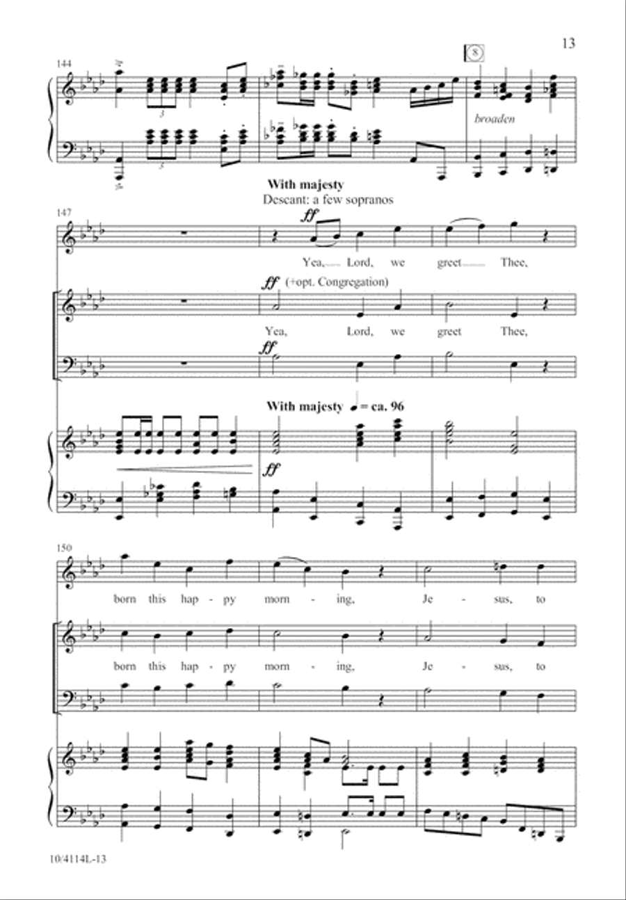 Christmas Day in the Morning 3-Part scores gallery preview page 13
