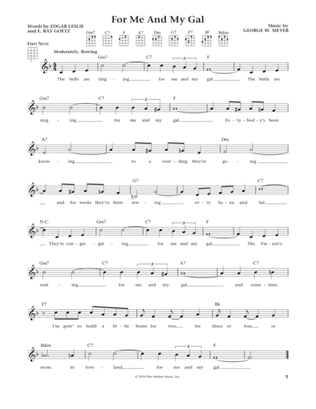 For Me And My Gal (from The Daily Ukulele) (arr. Liz and Jim Beloff)