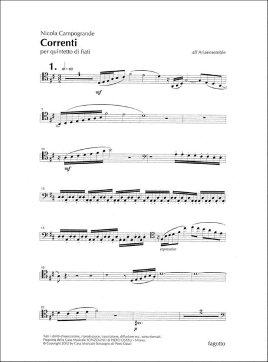 Correnti Correnti Woodwind Quintet scores gallery preview page 5