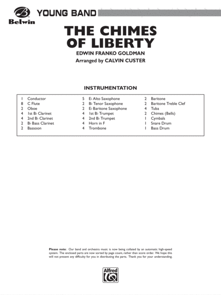 The Chimes of Liberty: Score