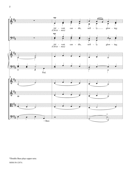 Candle Carol (Downloadable Full Score and Instrumental Parts) image number null