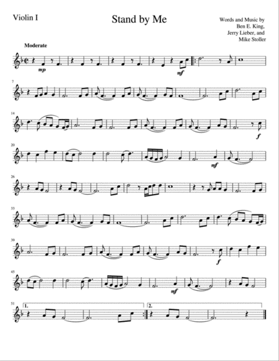 Stand By Me Large Ensemble scores gallery preview page 5