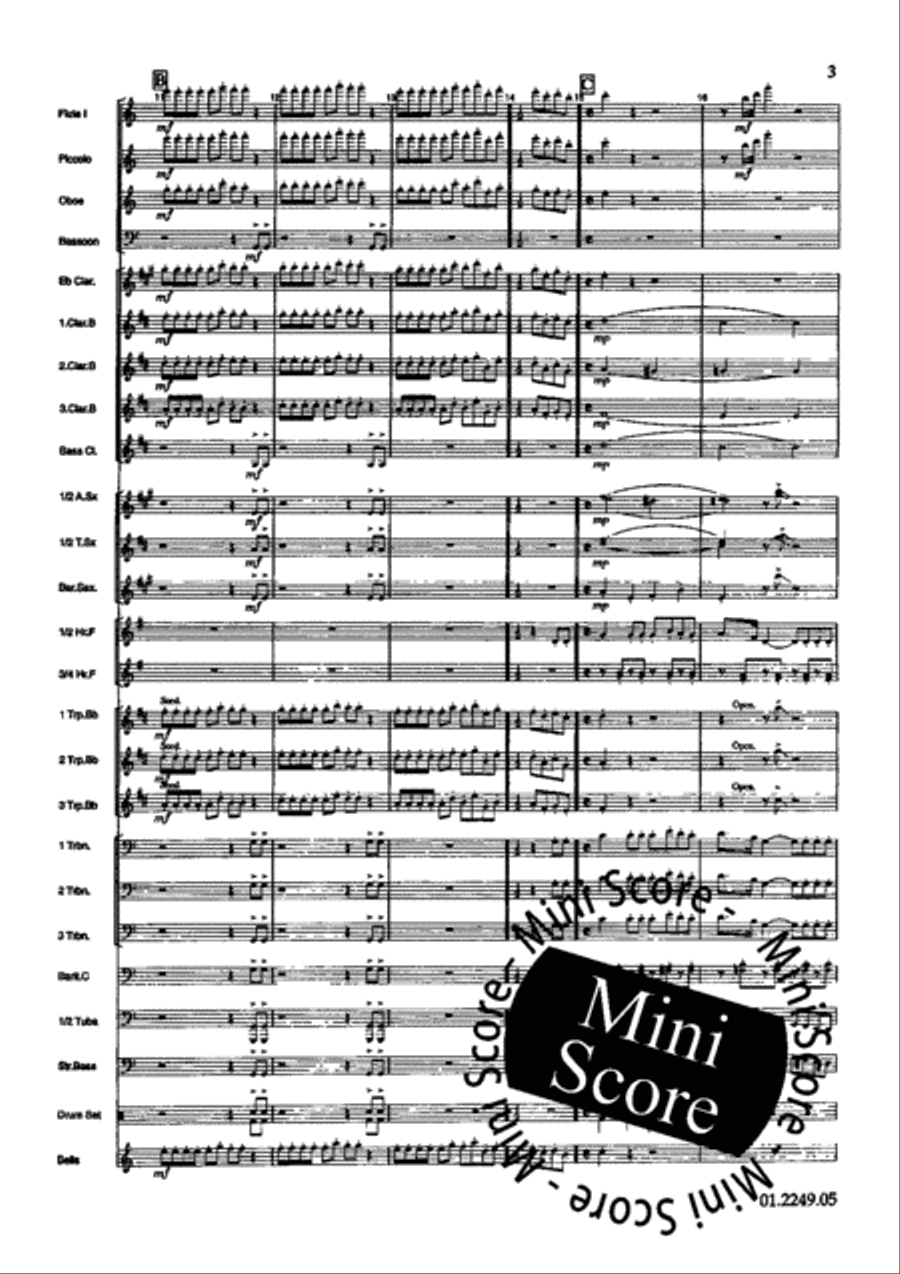 The Yellow Rolls Royce The Yellow Rolls Royce Concert Band scores gallery preview page 9