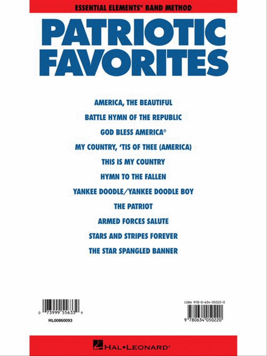 Patriotic Favorites Concert Band Methods scores gallery preview page 6