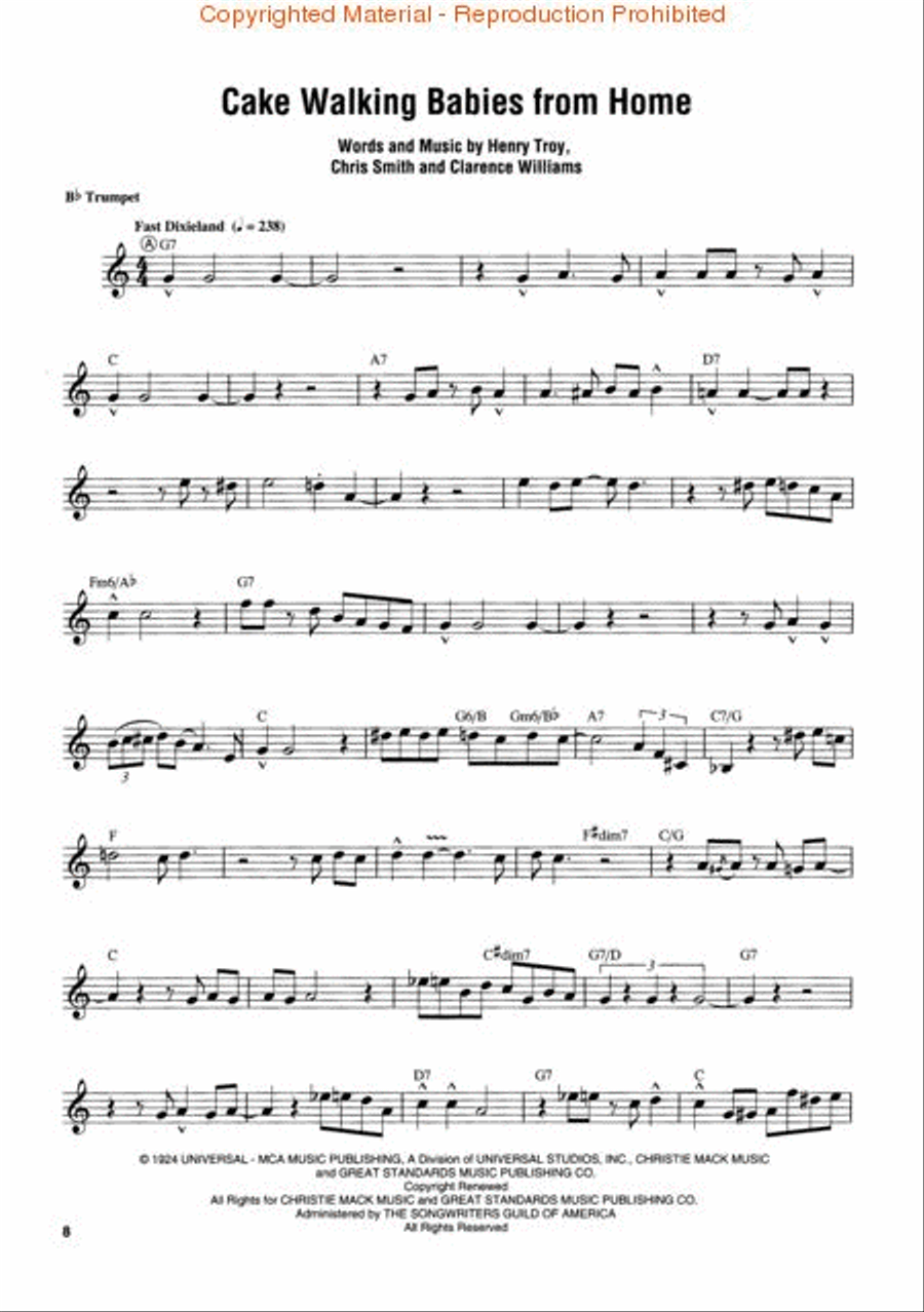 The Louis Armstrong Collection Trumpet Solo scores gallery preview page 2