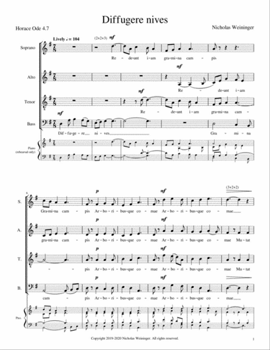 Diffugere nives 4-Part scores gallery preview page 3