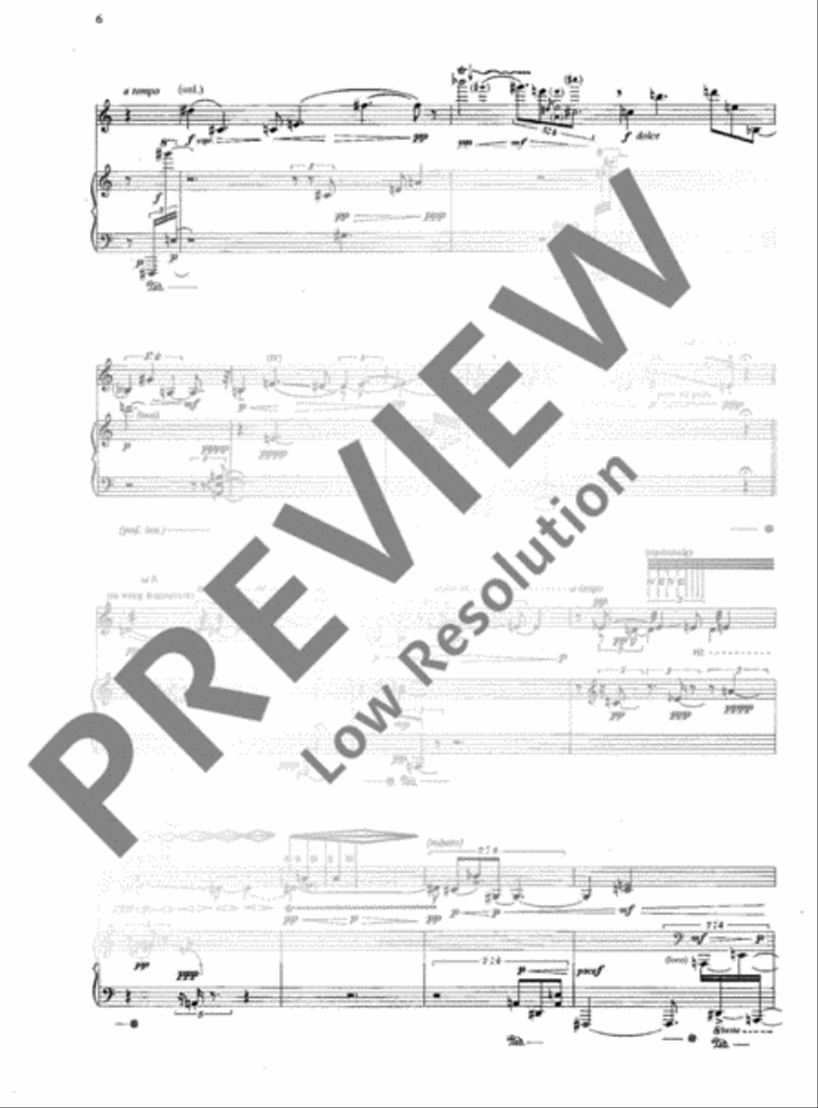 Songs without words Violin Solo scores gallery preview page 7
