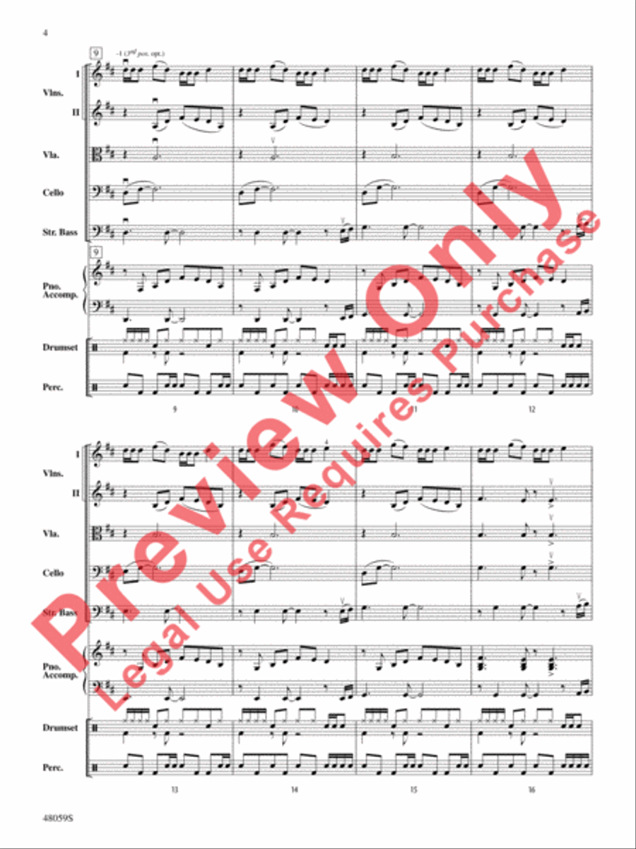 Sunflower String Orchestra scores gallery preview page 5
