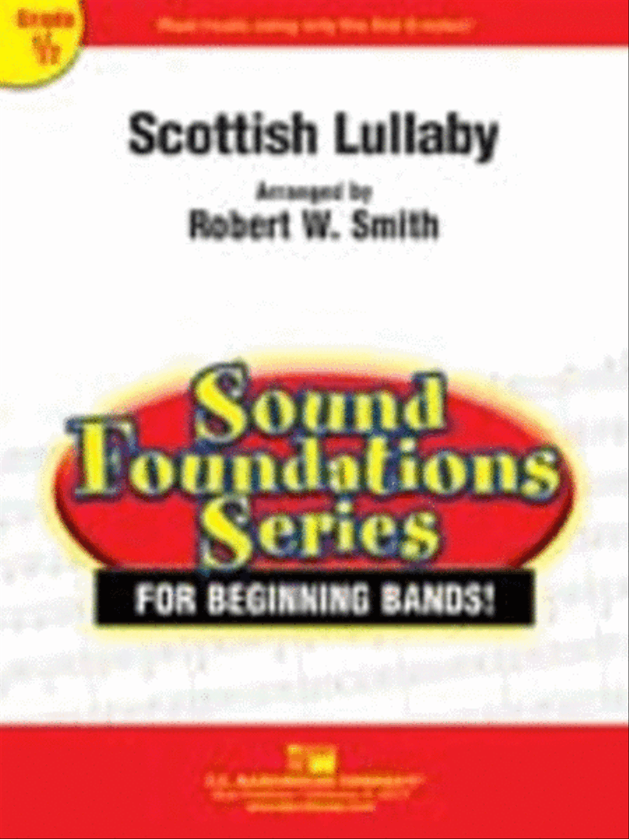Scottish Lullaby Concert Band scores gallery preview page 1