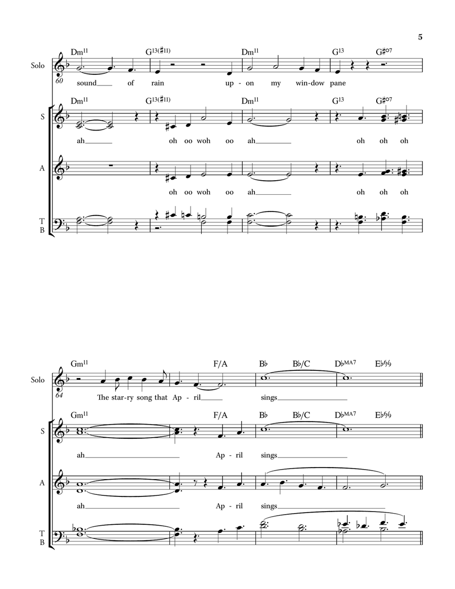 I'm Old Fashioned Jazz Ensemble scores gallery preview page 5