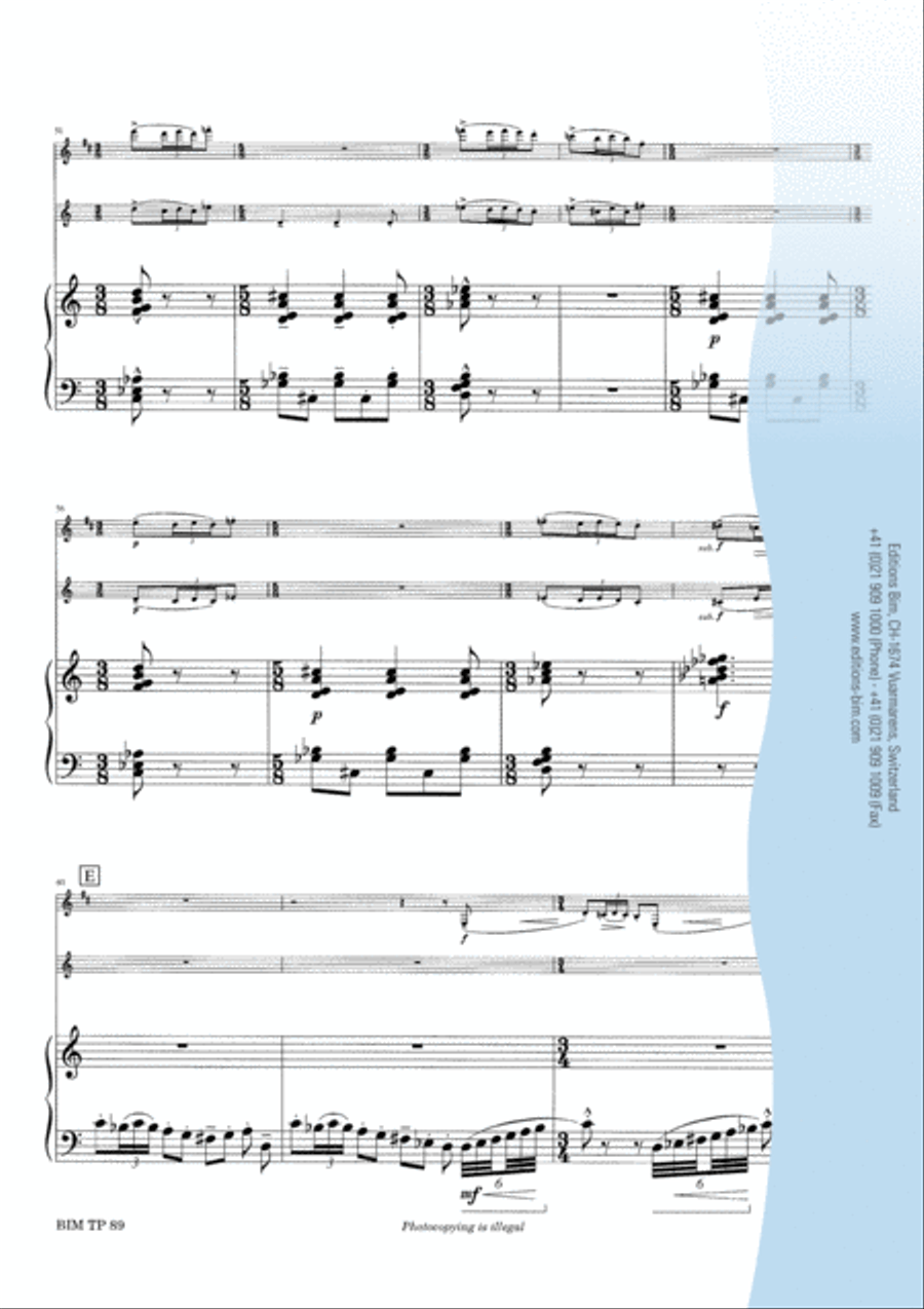 B'Shertah B'Shertah Clarinet scores gallery preview page 6