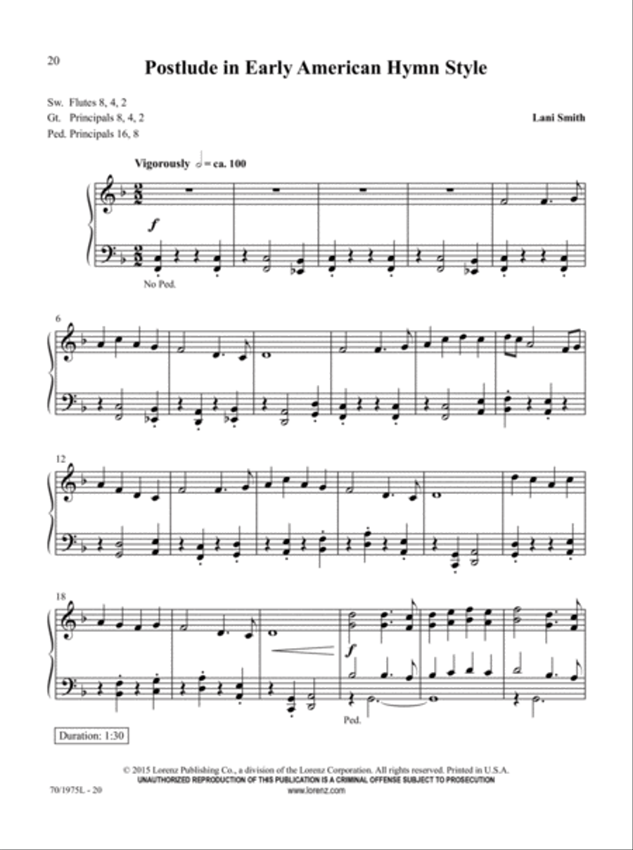 Easy Organ Library, Vol. 60 Organ Solo scores gallery preview page 9