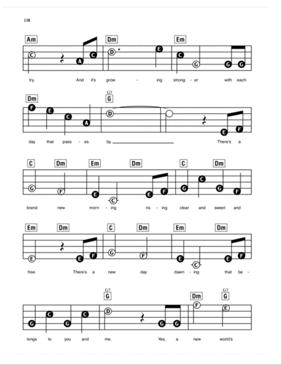 New World Coming Electronic Keyboard scores gallery preview page 2