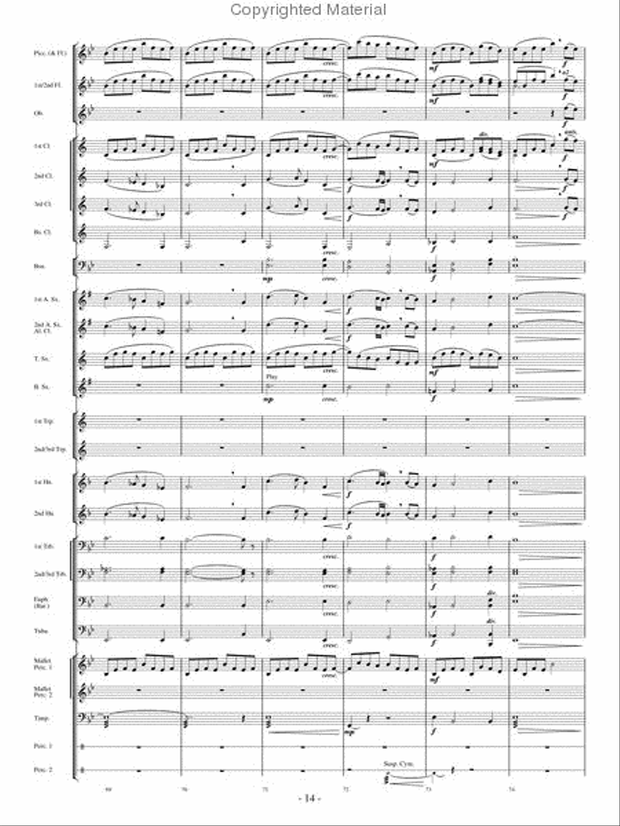 High Country Celebration High Country Celebration Concert Band scores gallery preview page 13