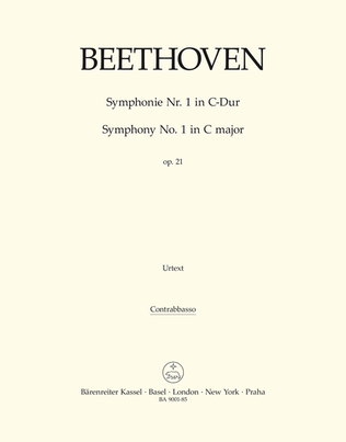 Book cover for Symphony, No. 1 C major, Op. 21