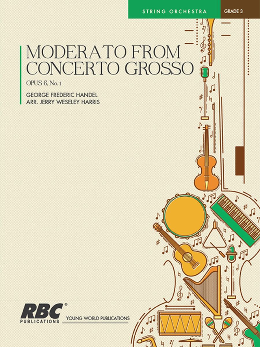 Concerto Grosso Op 6 #1 Moderato (Score)