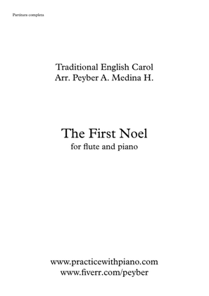 Book cover for The First Noel, for flute and piano