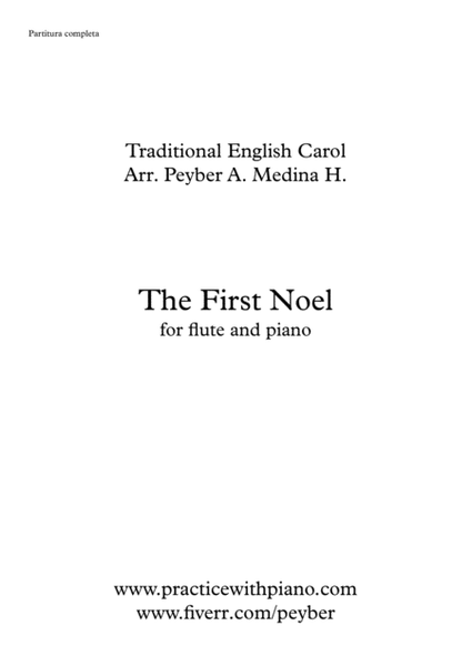 The First Noel, for flute and piano image number null