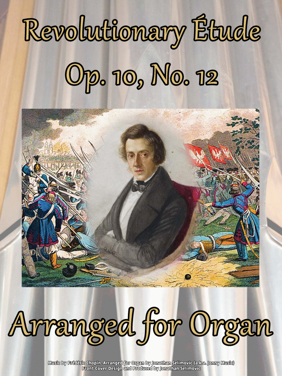 Revolutionary Étude (F. Chopin) Arranged for Organ Organ Solo scores gallery preview page 1