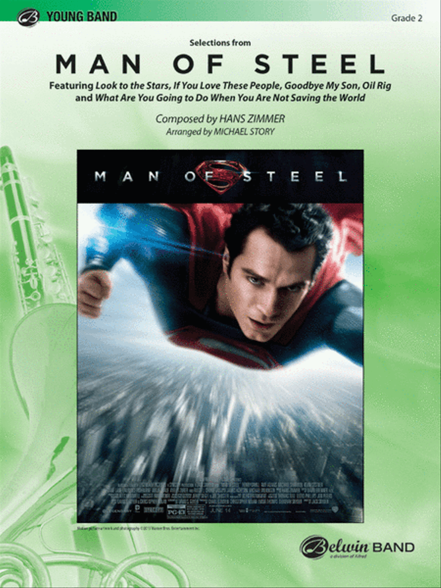 Man of Steel, Selections from Concert Band scores gallery preview page 1