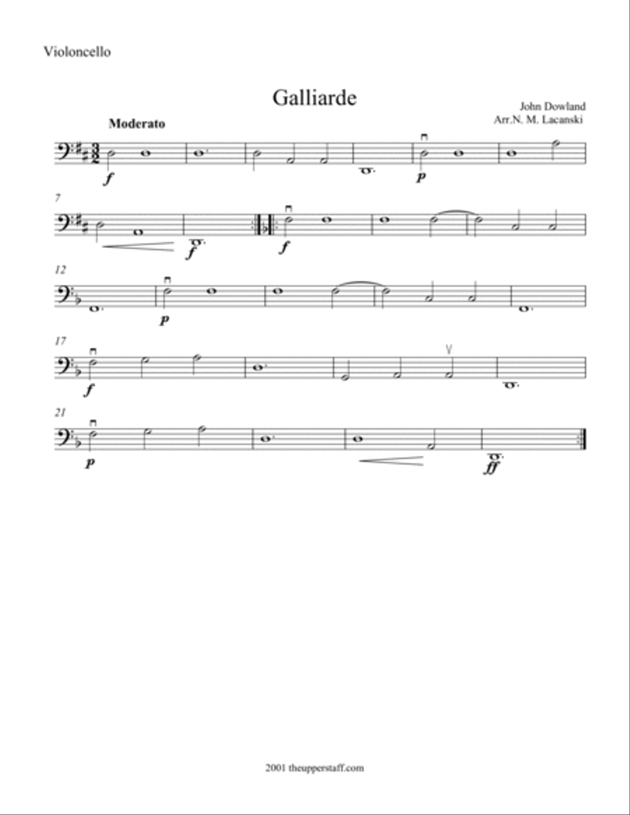 Galliarde Galliarde String Orchestra scores gallery preview page 2