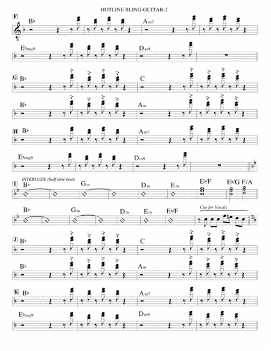 Hotline Bling Small Ensemble scores gallery preview page 4