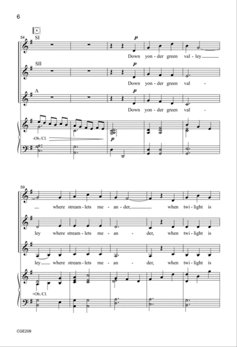 The Ash Grove (SSA) The Ash Grove (SSA) SSA scores gallery preview page 6