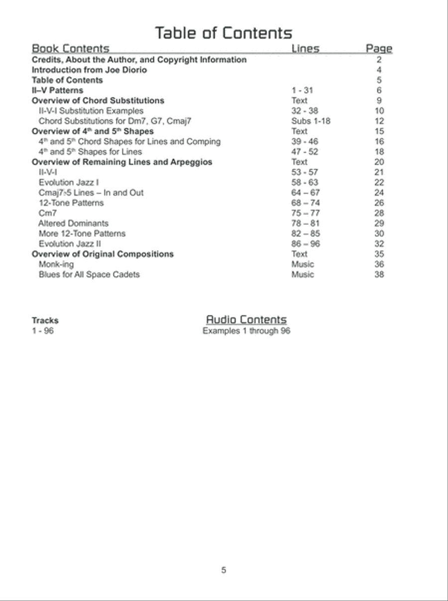 Jazz Structures for the New Millennium Electric Guitar scores gallery preview page 6
