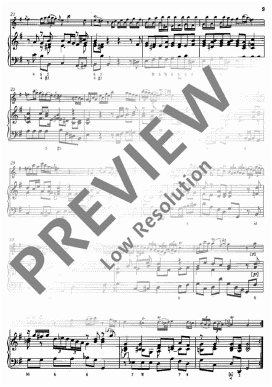 Sonata G major Sonata G major Flute scores gallery preview page 10