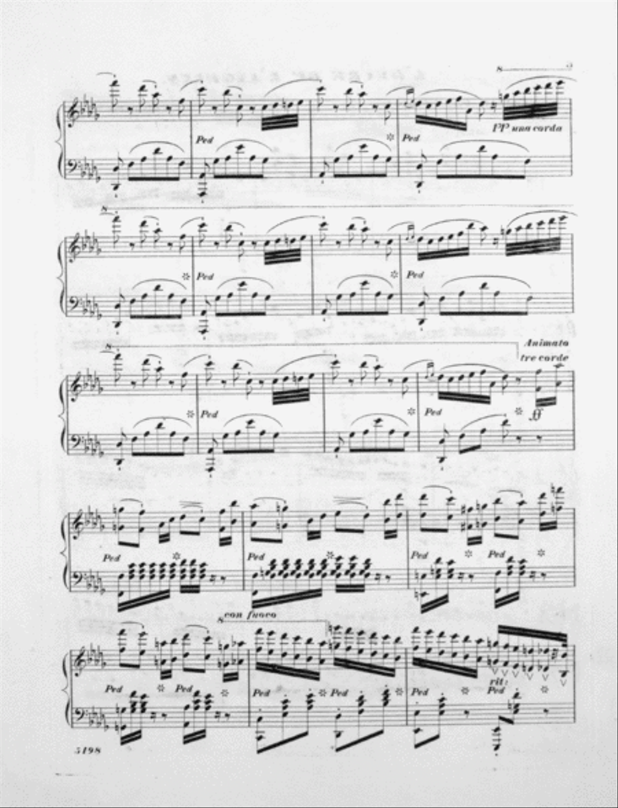 L'Heure de L'Angelus (The Angel Hour). Fantaisie Pastorale Pur Piano Piano Solo scores gallery preview page 3