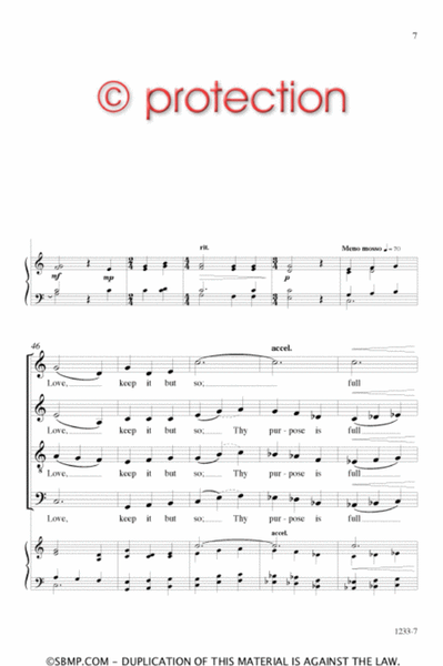 I Am Thy Grass, Oh Lord! - SATB a cappella Octavo image number null