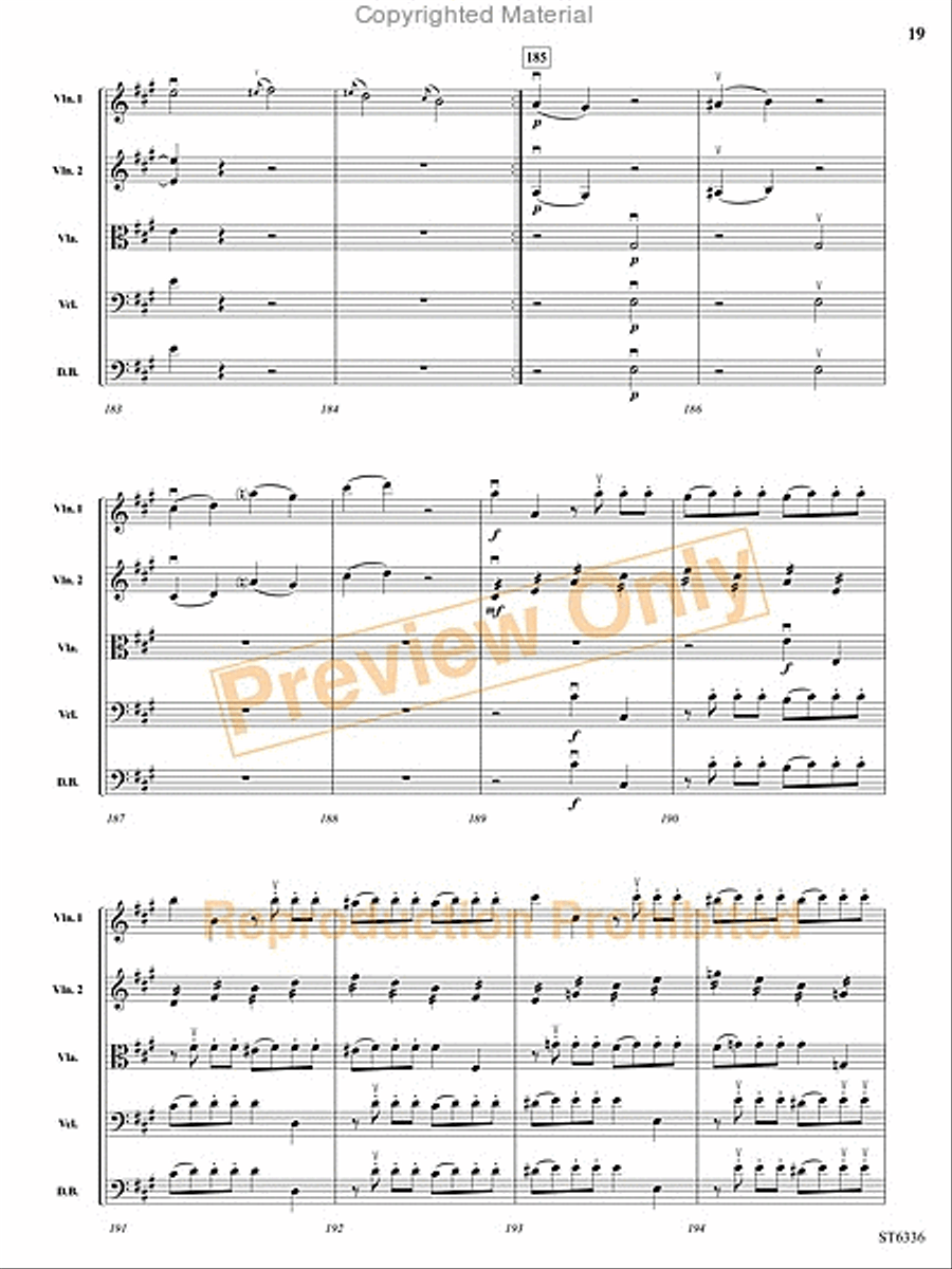 Allegro Moderato String Orchestra scores gallery preview page 20