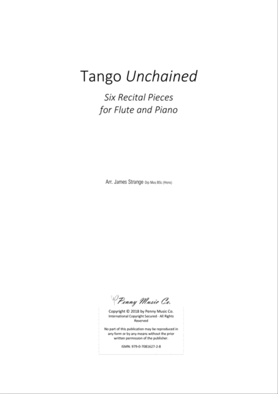 Tango Unchained: Six Recital Pieces for Flute and Piano Flute Solo scores gallery preview page 3