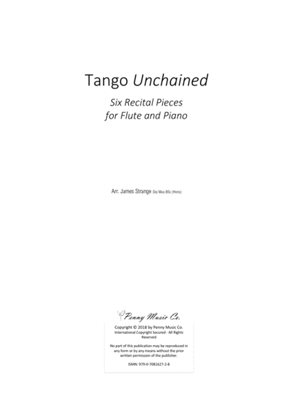 Tango Unchained: Six Recital Pieces for Flute and Piano image number null