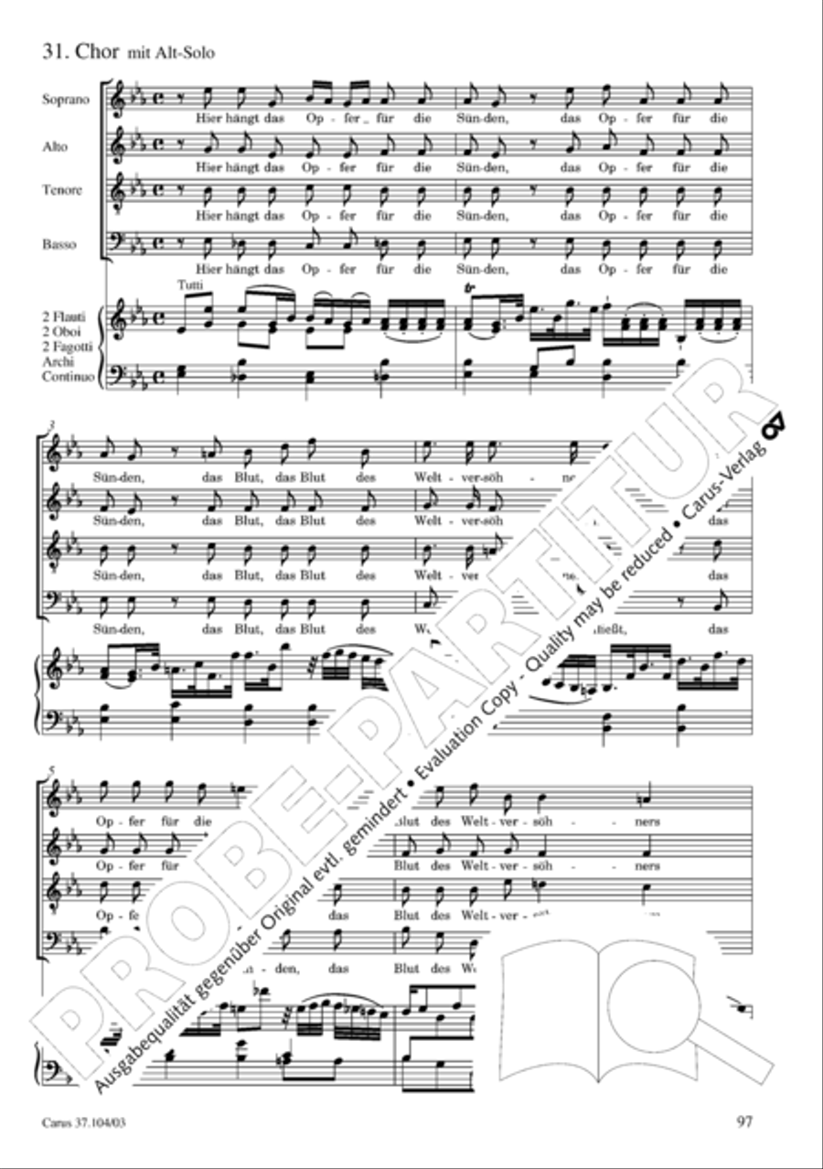 Ein Lammlein geht und tragt die Schuld 4-Part scores gallery preview page 98