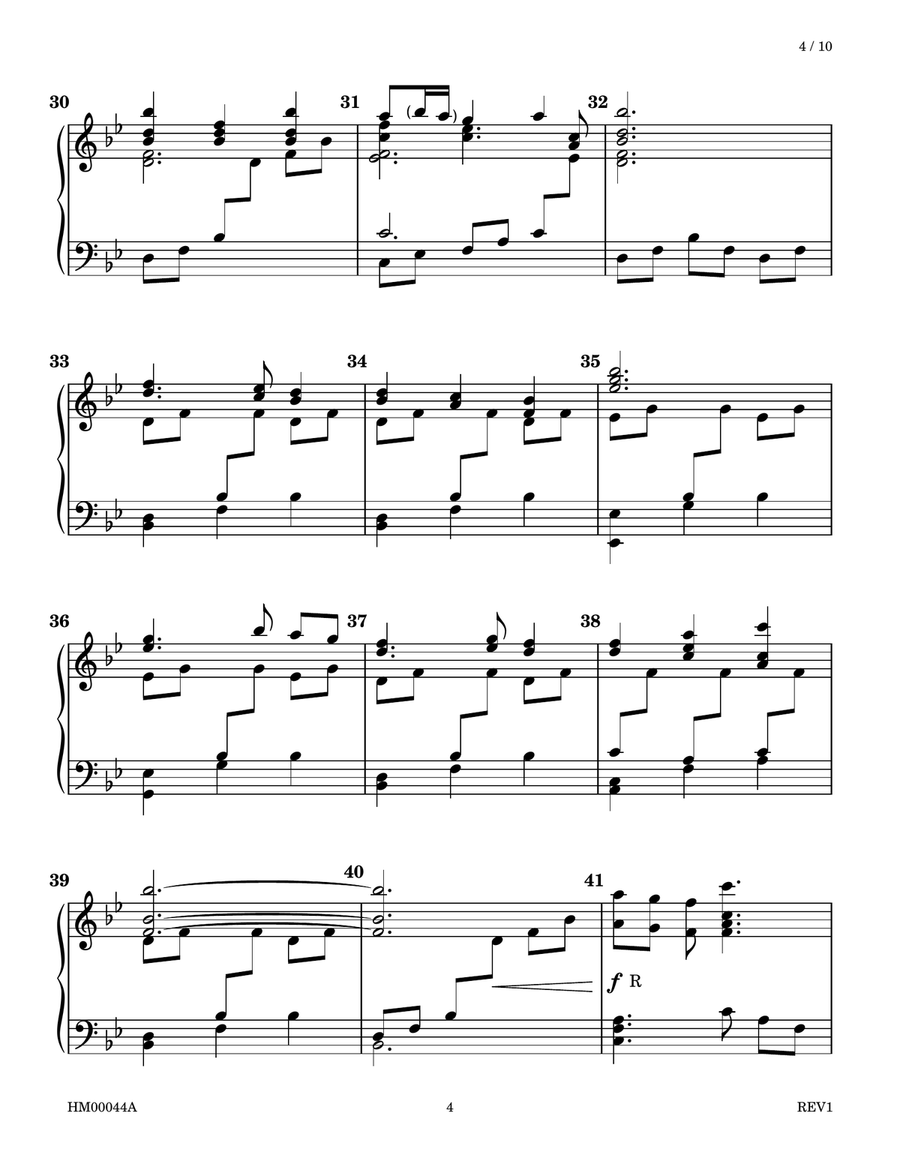 Süßer die Glocken nie klingen Handbell Choir scores gallery preview page 4